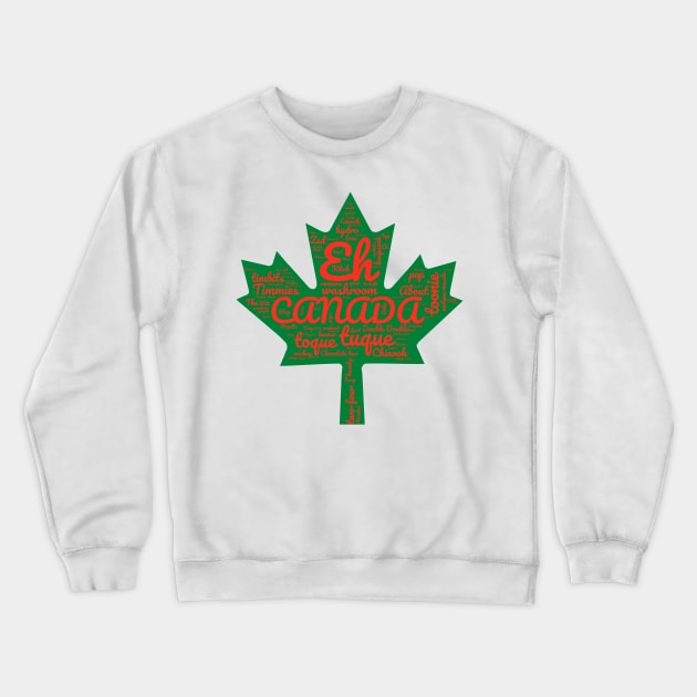 Love Canada Crewneck Sweatshirt by My Tiny Apartment